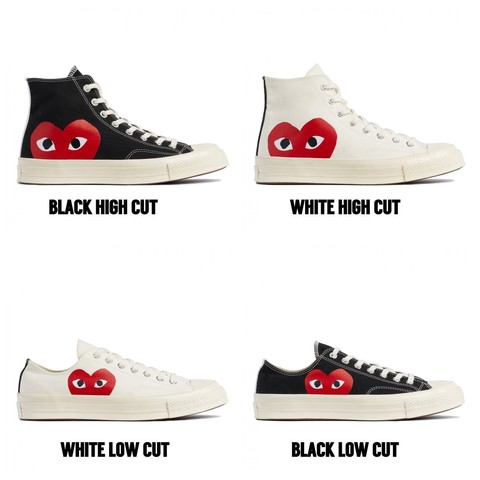 Converse Comme Des Garcons Cdg Play 1970s malasia Shopee M xico