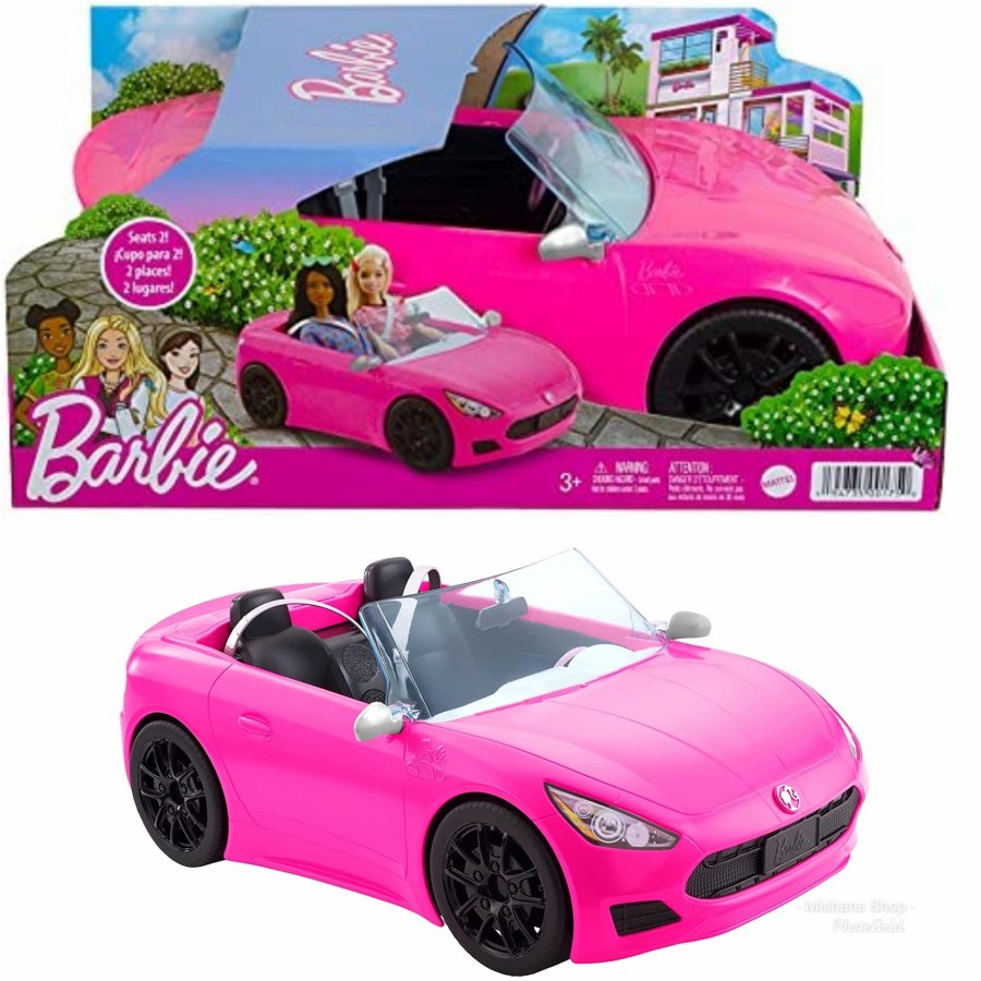 Coche rosa barbie online