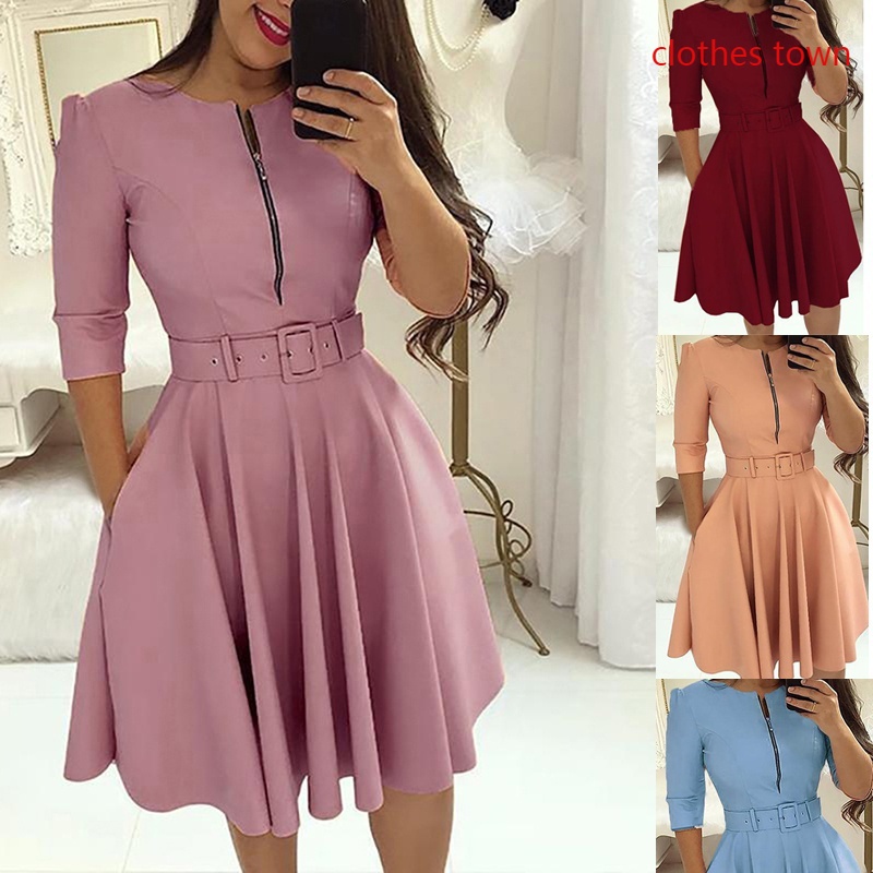 Para aumentar Por lo tanto mitología vestido casual | Shopee México