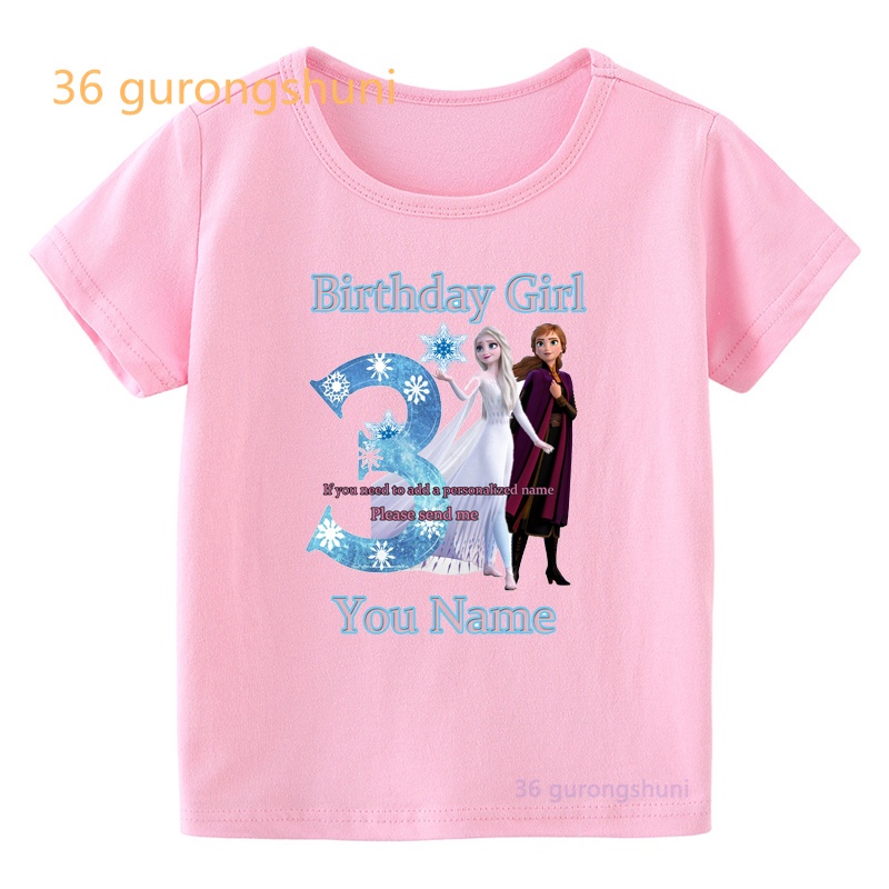 Camisas Personalizadas Playeras De Frozen Frozen Birthday Shirt