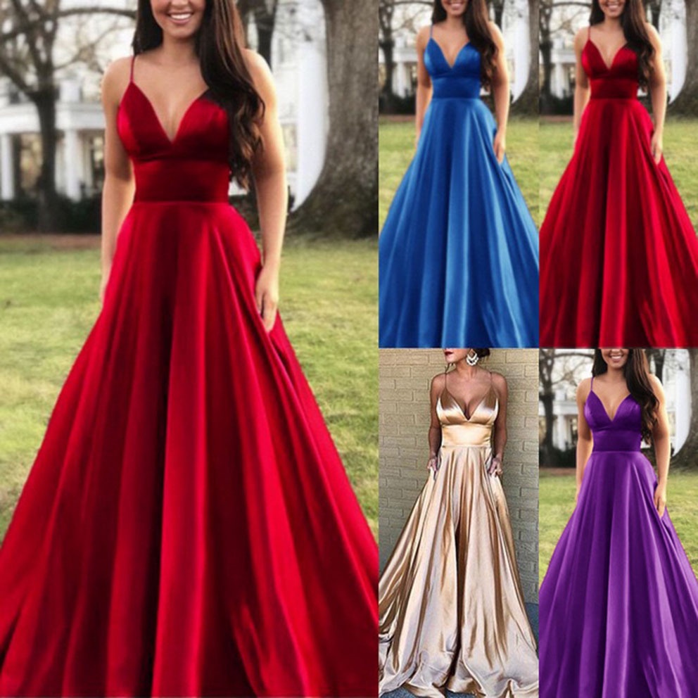 Vestidos de discount saten para bodas