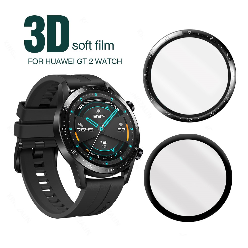 Protector Pantalla Vidrio SmartWatch Reloj Inteligente Huawei Gt2 46mm