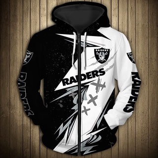 Sudaderas raiders para discount hombre