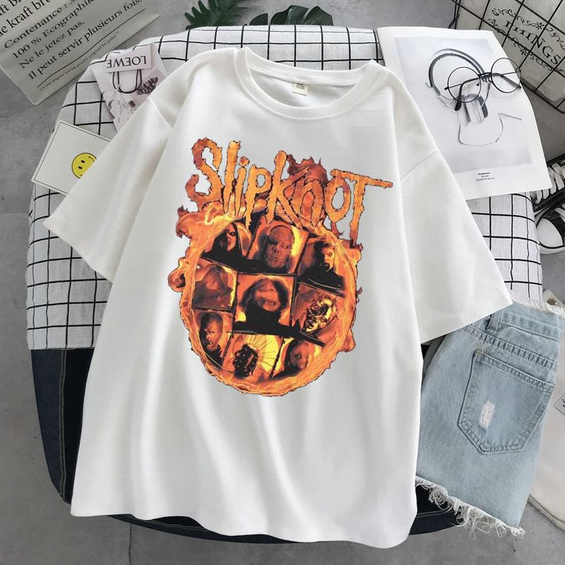 Women s Summer Slipknot T Shirt Heavy Metal T Shirt Hell s Journey T Shirt Women s Rock Band T Shirt Shopee Mexico