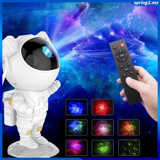 Proyector de estrellas de galaxia, luz LED de noche, lámpara de porjectores  de astronauta de cielo estrellado para decoración de dormitorio, regalos  decorativos para niños