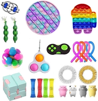 Pelota Antiestrés, 3 Piezas. Fidget Toys Kit para Manos, Juguetes  Antiestrés, Bolas Antiestrés, Stress Ball Fidget, Juguetes para Adultos,  Juguetes