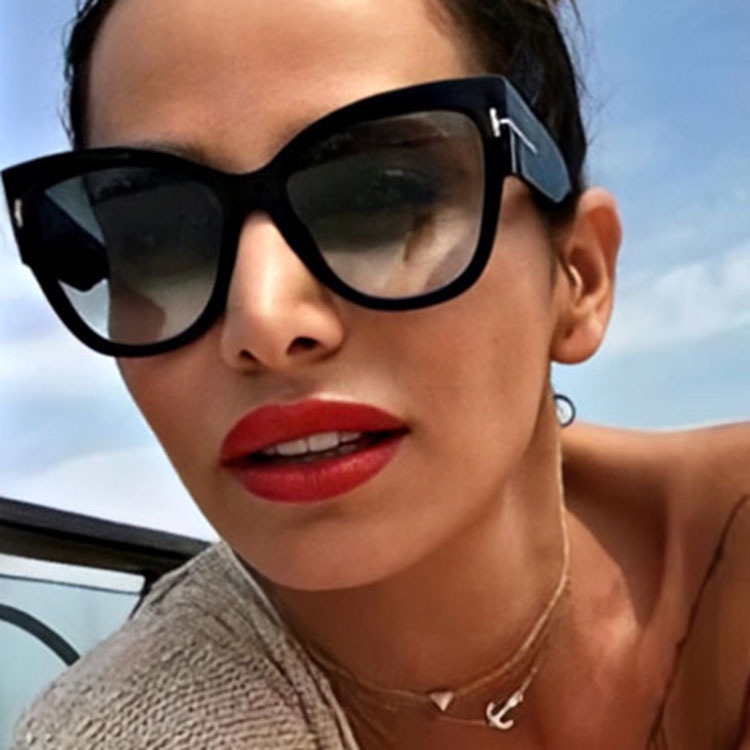 Gafas De Sol De Ojo De Gato Para Mujeres 2021 Moda Negro Marca De Lujo Disenador Vintage De Gran Tamano Para Las Shopee Mexico