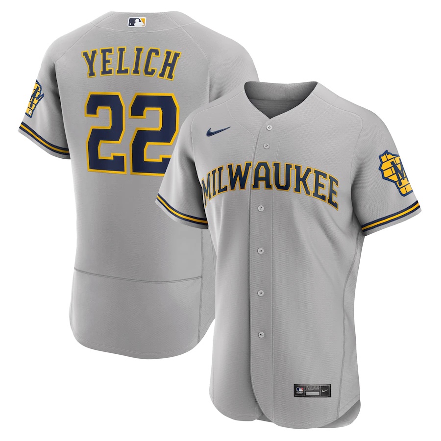  Outerstuff Christian Yelich Milwaukee Brewers #22 White Pin  Stripe Camiseta de jugador alternativo para niños pequeños : Deportes y  Actividades al Aire Libre