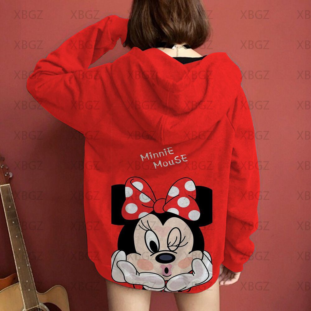 Disney Sudaderas Con Capucha Minnie Mouse Mujer Ropa Mickey Hombres Top 2022 Moda Y2k Impresión | Shopee México