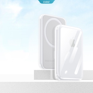 Cargador portátil MagSafe, banco de energía magnético inalámbrico de 5000  mAh con carga USB C y A, paquete de batería delgada para iPhone 15/15  Pro/15