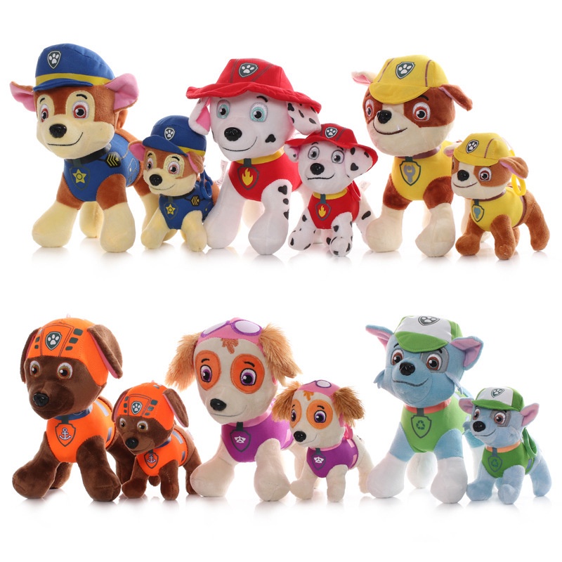 100 accesorios y juguetes de la Patrulla canina peluches para bebés paw  patrol y cachorros 