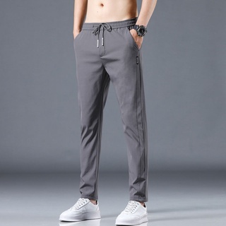 Pantalones Casuales De Los Hombres Slim Fit Versión Coreana De Moda De Alta  Calidad Seluar Panjang Kasual Lelaki