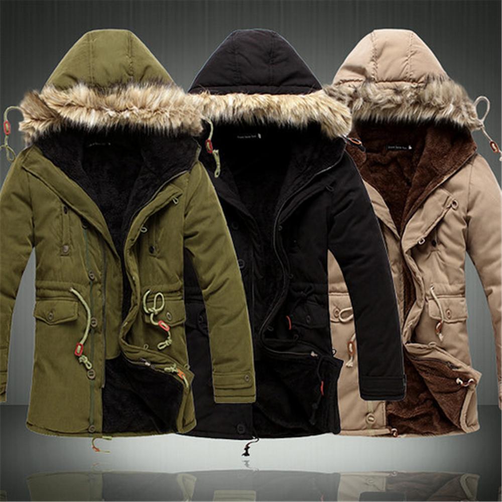 Chamarra De Hombre Con Capucha Y Cremallera Calida Chaquetas De Invierno Shopee Mexico