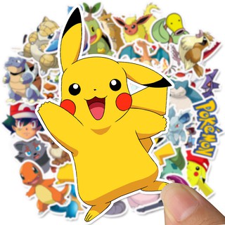 Stickers Calcomanías, Papel HD, Calidad fotográfica, Pokemon MOD1