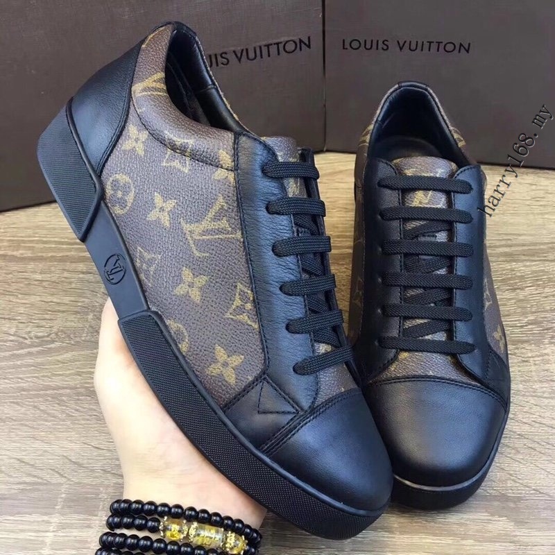 Louis Vuitton 100 % Original Entrenador Unisex Azul Y Blanco Velcro Baja  Parte Superior De Encaje Zapatillas Casuales Zapatos De Los Hombres Las