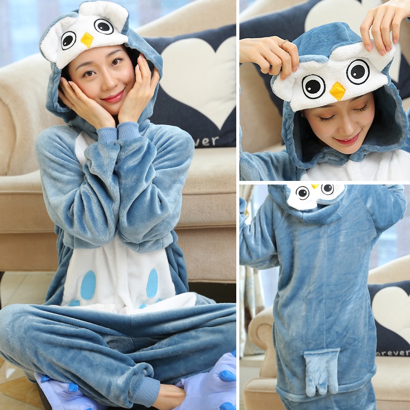 Invierno Rosa Azul Stitch ropa de dormir pareja pijama Unisex franela  pijamas mujeres hombres Cosplay dibujos animados Animal Onesie pijama con