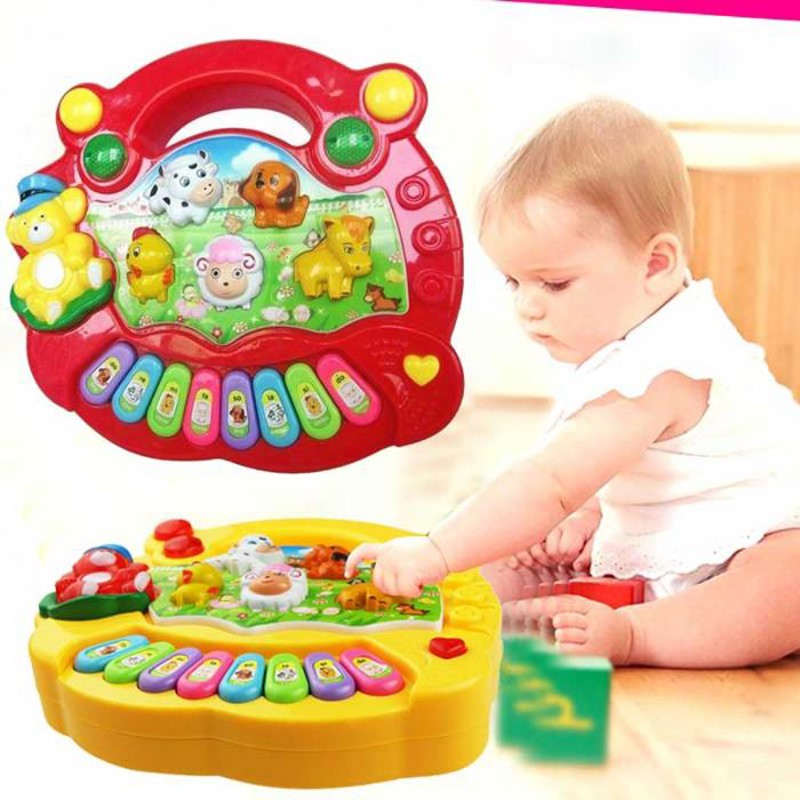 Juguete Musical Para Bebés Con Sonido De Animales Para Teclado De Piano Eléctrico Instrumento De Música Intermitente Juguetes Educativos Tempranos | Shopee México