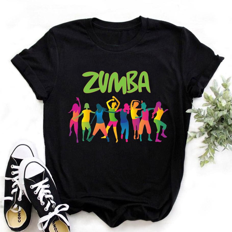 Camisetas De Baile Zumba Para Niños Ropa Deportiva Camiseta Estampado Moda Para Niña | Shopee México