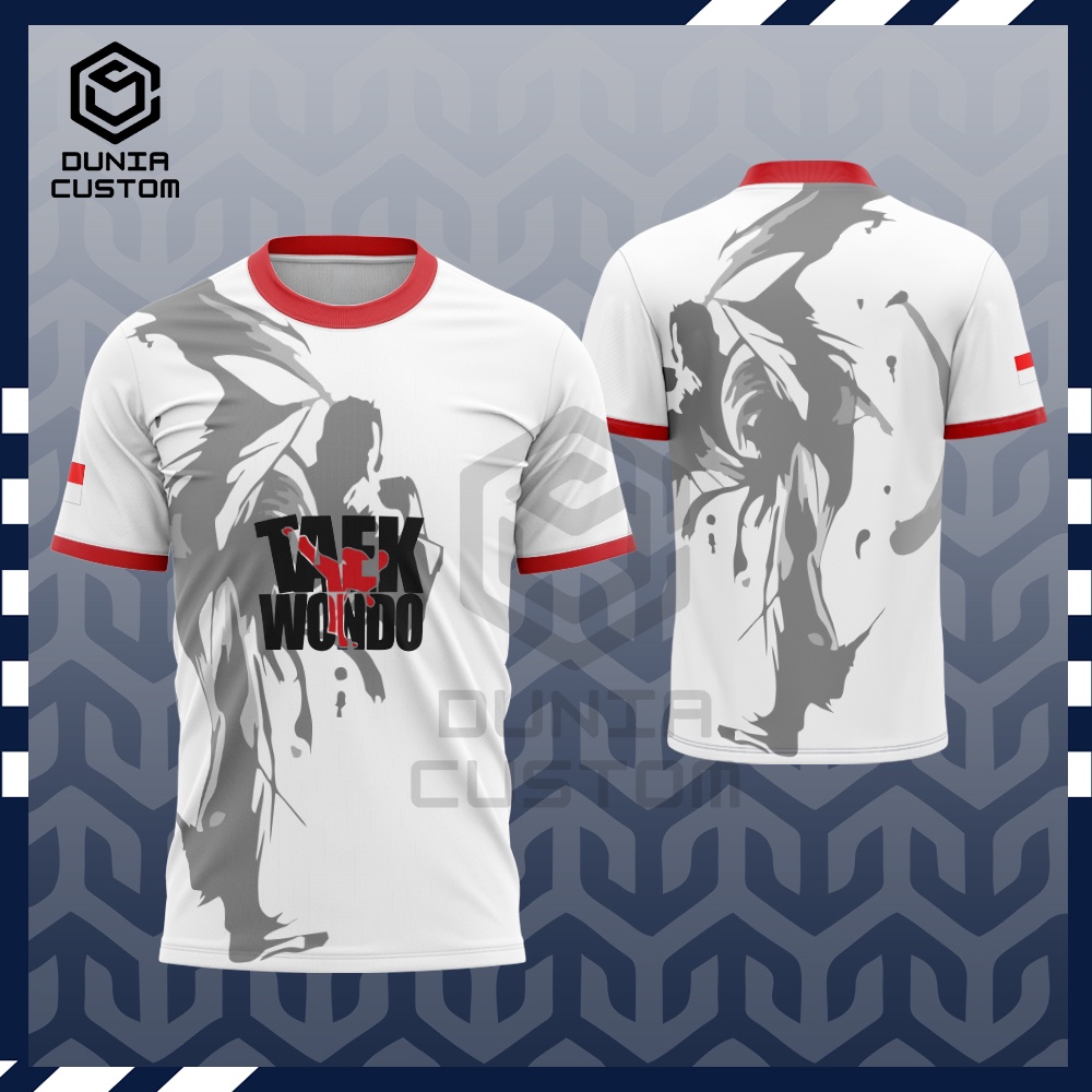 Jersey De Taekwondo Fullprint Camiseta Para Niños Adultos