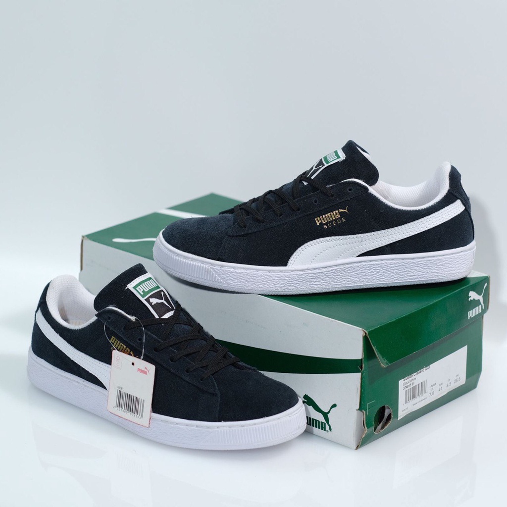 Puma Suede Classic negro blanco zapatillas 100 Original Shopee Mexico