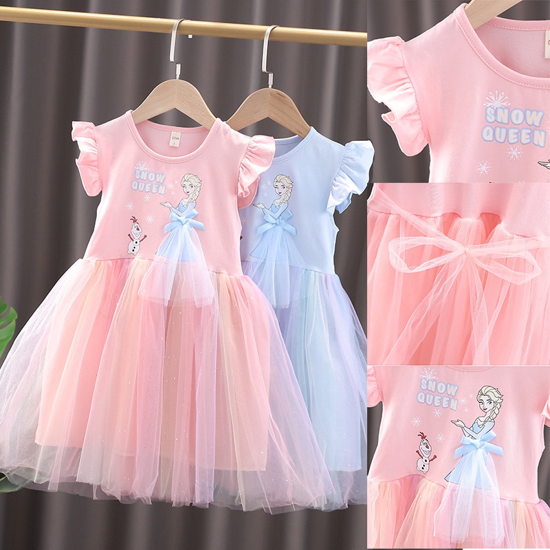 Dress frozen anak hotsell