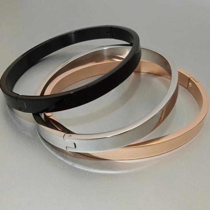 Pulseras Hombre Acero Inoxidable - Pack 4 Unidades, Estilos Serpiente Y Figaro, Talla 19/21cm