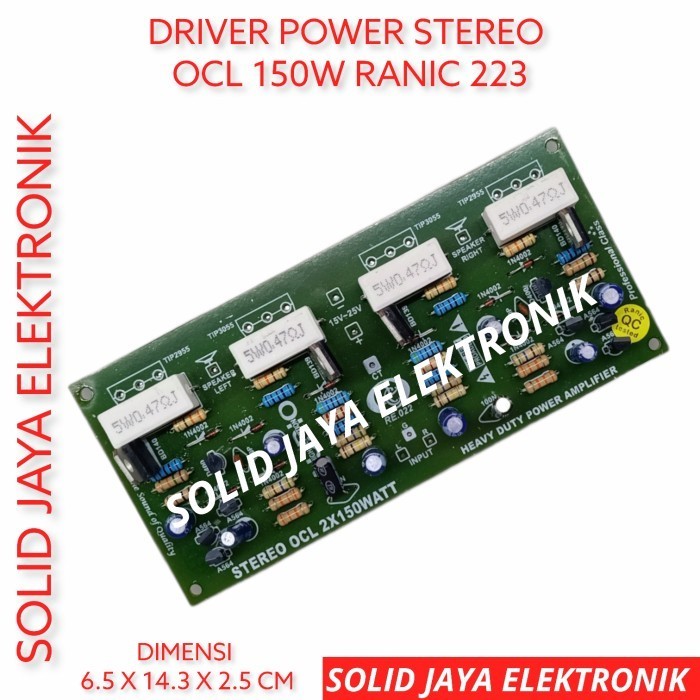 kit De Controladores De Amplificador Estéreo ocl 2x150w 300w ranic 223 ...