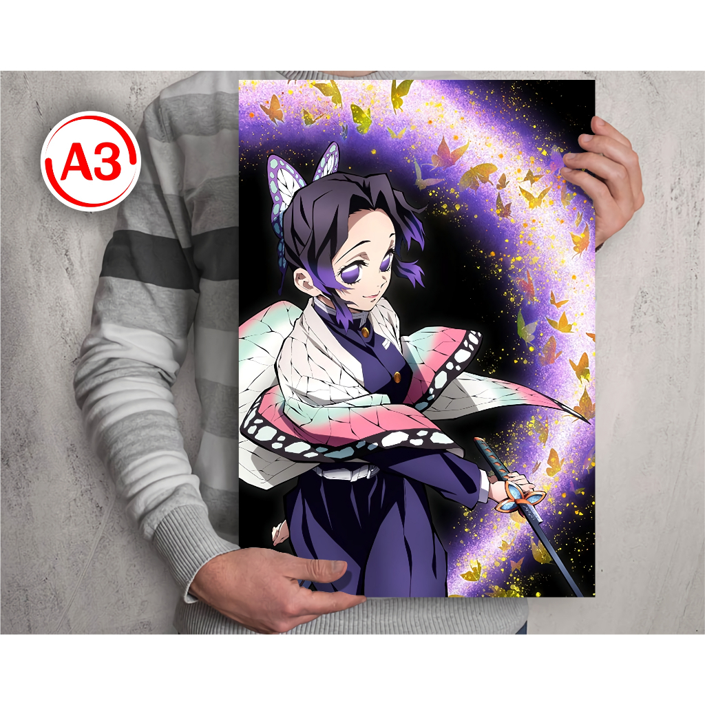 Colección De Carteles A3 Anime Kimetsu No Yaiba/Demon Slayer B-Tanjirou ...