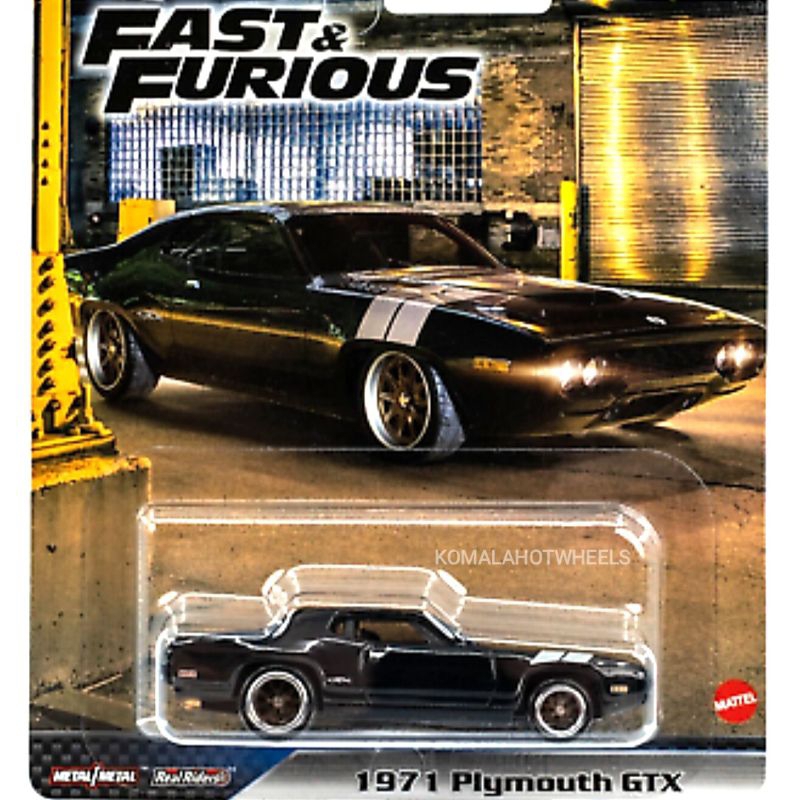 Coches Hot Wheels Premium De La Colección Rápido Y Furioso | Escala 1:64, A Elegir - Completa Tu Set