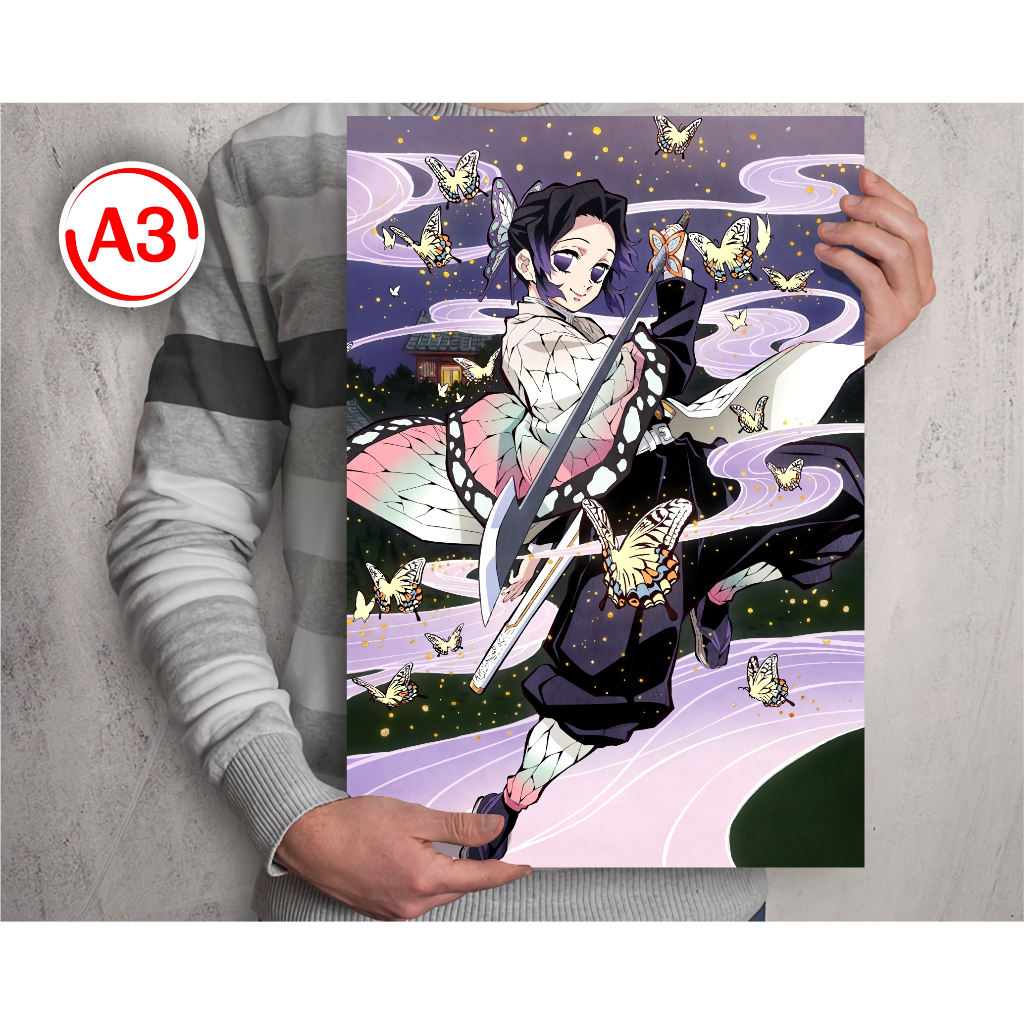 Colección De Carteles A3 Anime Kimetsu No Yaiba/Demon Slayer B-Tanjirou ...