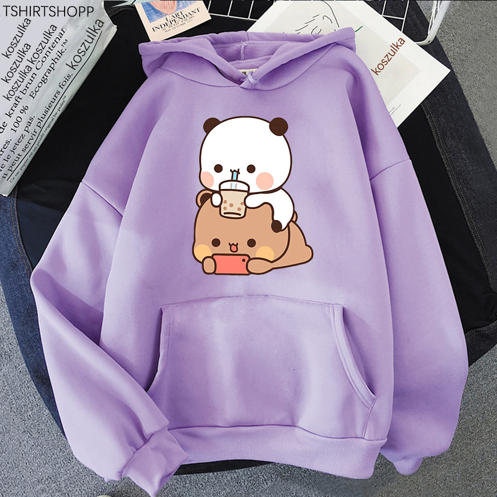 Sudadera Con Capucha Chamarra De Dibujos Animados Bubu Dudu Panda Animacion Unisex
