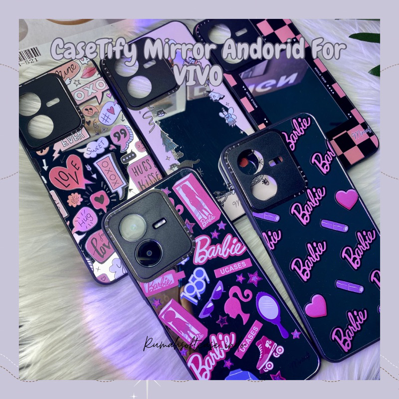 ¡ Casetify ANDROID BARBIE BLACKP ! Nk Para VIVO Y21 Y21S Y21A Y21T Y33S