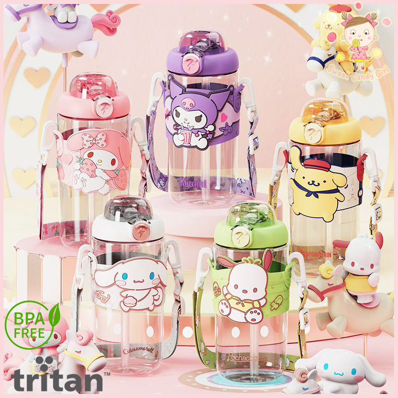 Tritan Character Melody Cinnamoroll Kuromi Pompompurin 650ml Shopee México 4490