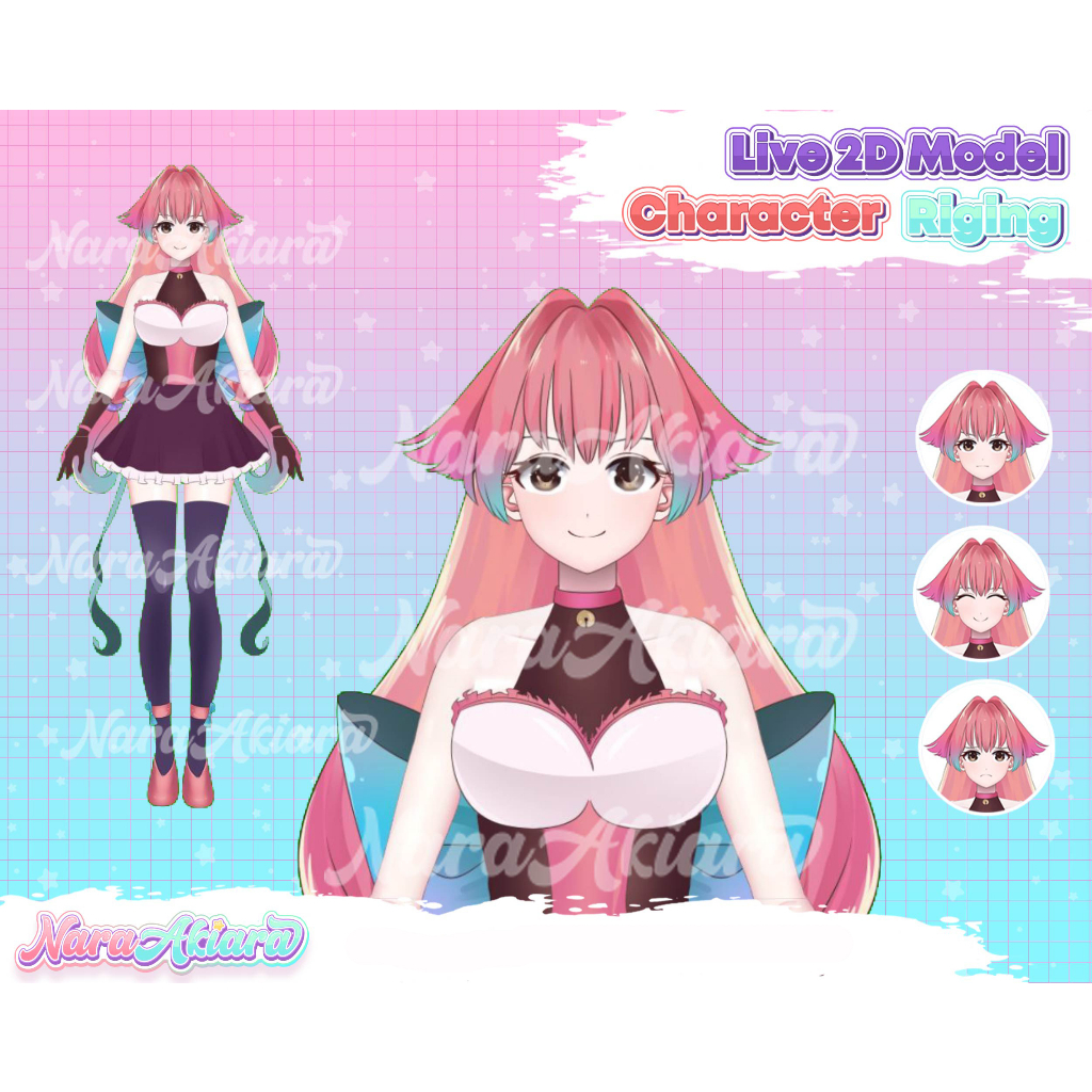 La Mejor Opción Personaje De Anime Live2d Vtuber Listo Para Usar Para Tu Transmisión Lindo 