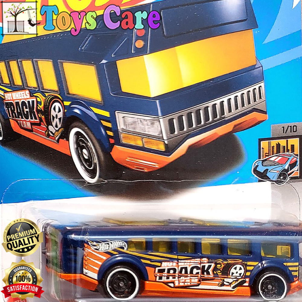 Hot Wheels Autobus Scolaire 2021 - Série Metro Surfin', Bleu, Référence #55 / A74, 1:64