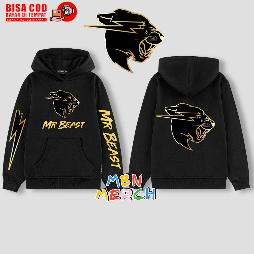 Mr beast gold hoodie best sale