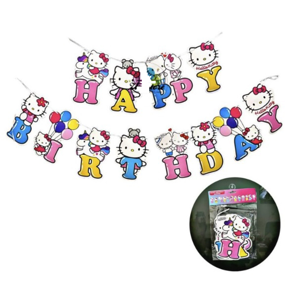 Hbd Hello Kitty 2D Banner | Shopee México