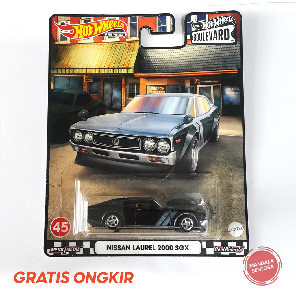 Hotwheels Premium Boulevard Nissan Laurel 2000 SGX Shopee México