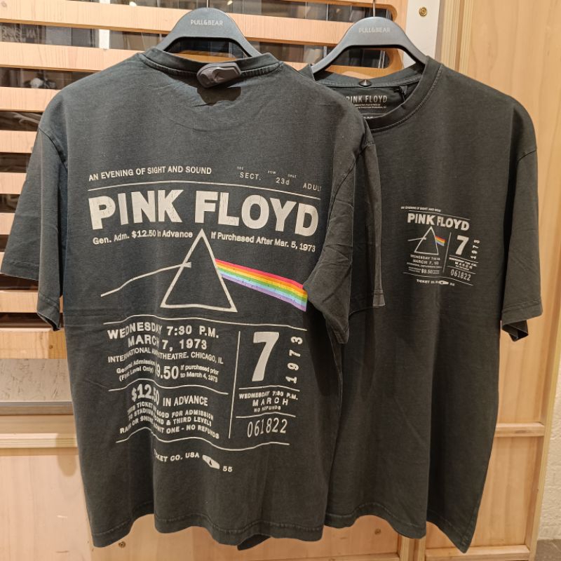 Camiseta pink floyd pull best sale and bear