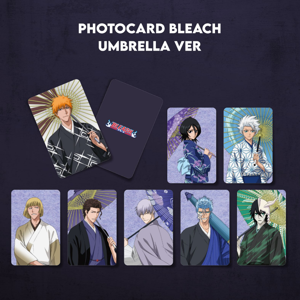 Bleach Personaje De Anime Photocard (Umbrella Ver) Shopee México