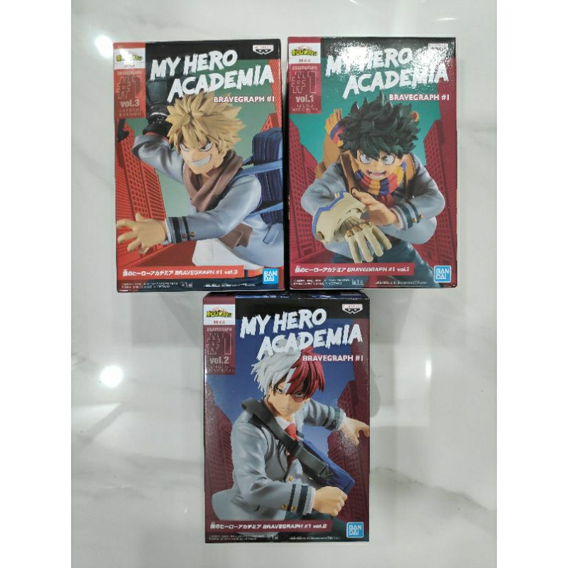 Bandai bravegraph 1st deku midoriya izuku, Bakugo bakugou katsuki ...