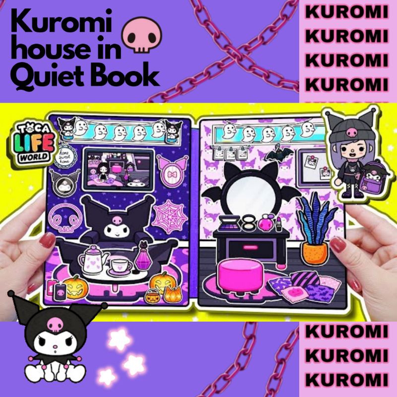 Toca BOCA BOCA KUROMI PAPER DOLL libro tranquilo KUROMI VIRAL | Shopee ...