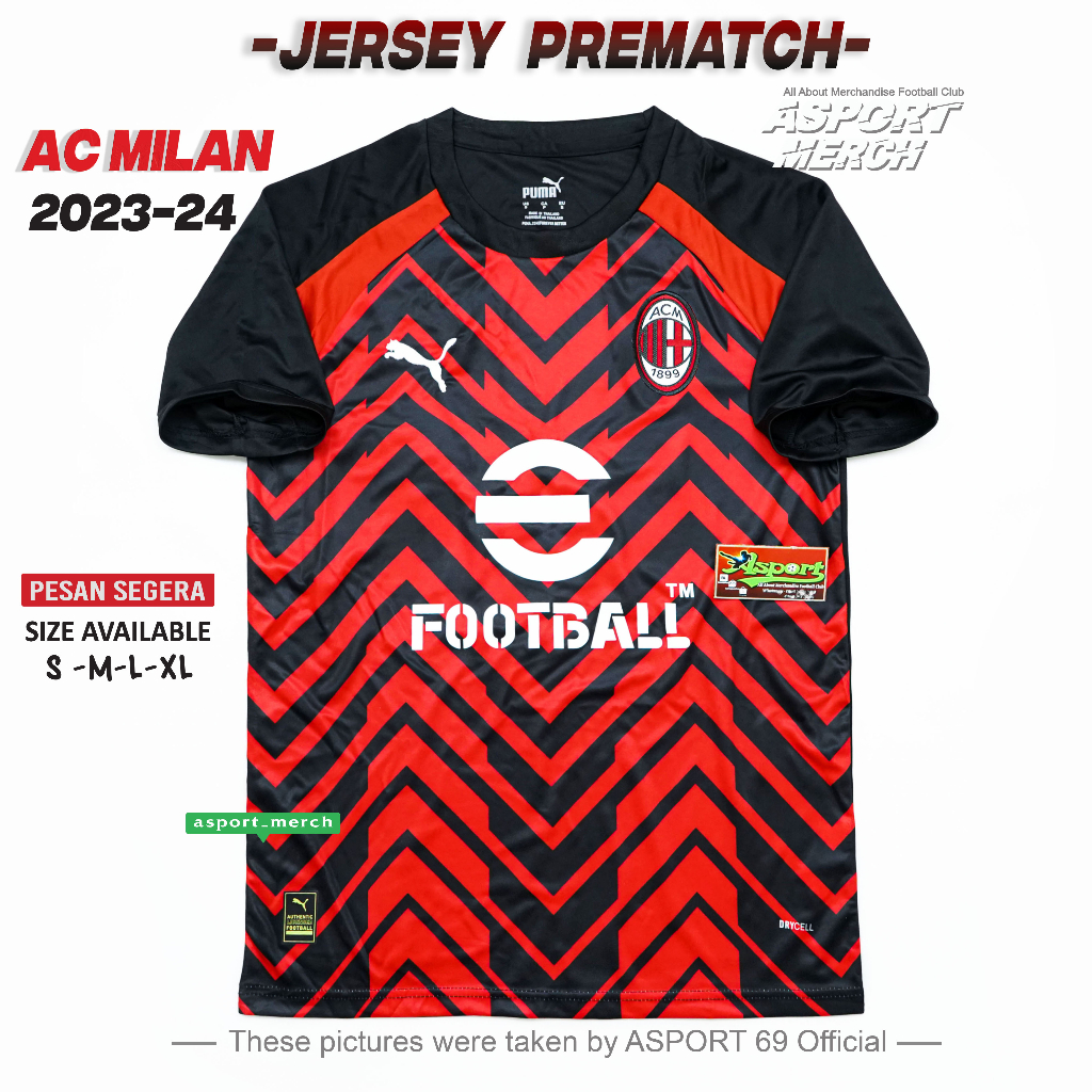 PUMA Camiseta AC Milan Hombre 23/24