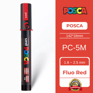 Rotulador Posca Punta Media PC-5M Rojo