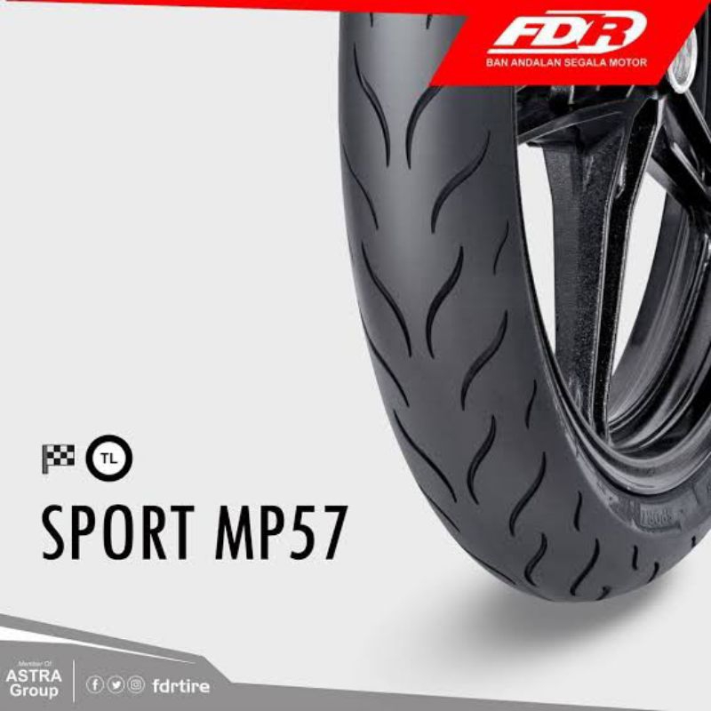 Neumático FDR MP 57 90/80 Anillo 17 Compuesto De Carrera | Shopee México