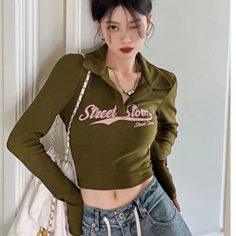 Crop hoodie shopee sale