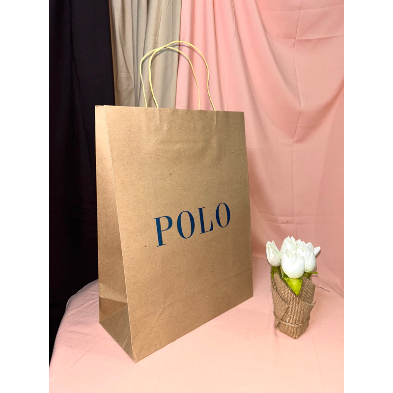 Bolsa De Papel Polo De Tamano Medio Para Envolver Regalos Shopee Mexico