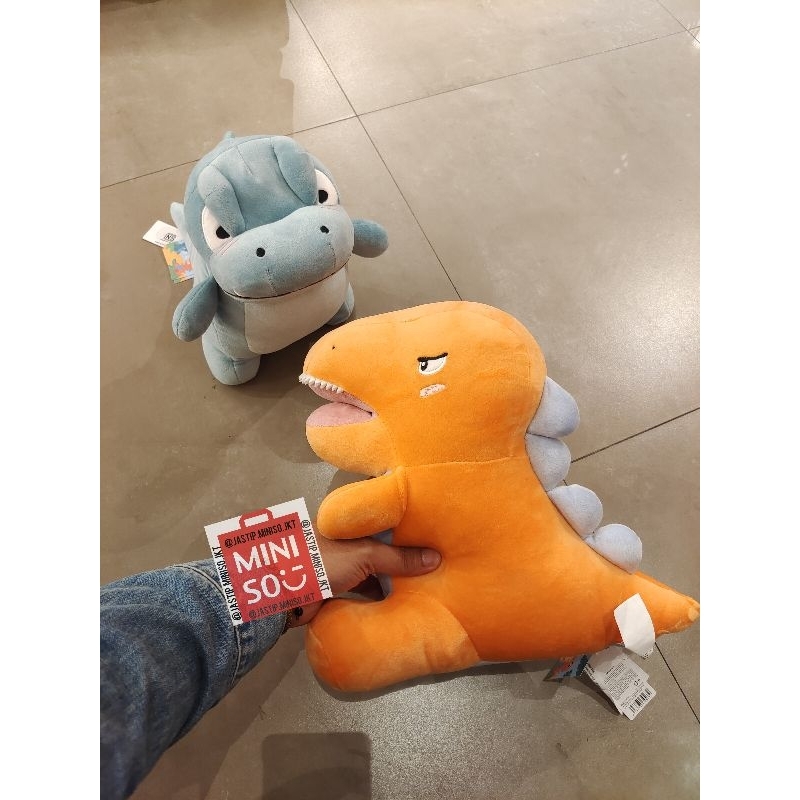 Miniso dinosaur cheap plush toy