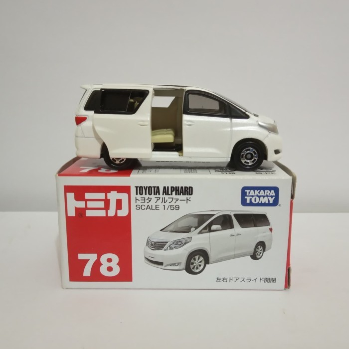 PUTIH Tomica Regular No 12 Toyota Alphard Blanco Miniatura Diecast Coche Takara Tomy Precio Por Semilla