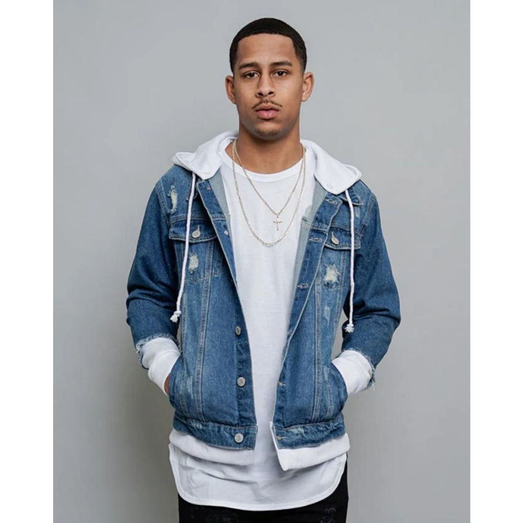Chamarra De Jeans Hip Hop Hombres Casual Estilo Coreano Boton Largo Mezclilla Y Mujeres Shopee Mexico